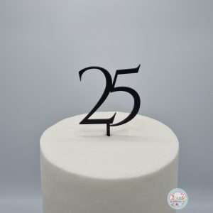 Cake Number Topper/Charm | Multiple Font & Colour Options