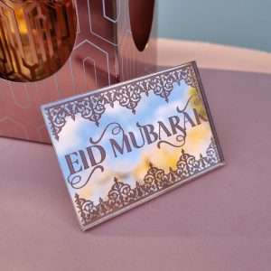 Eid Mubarak Acrylic Cake Discs / Cupcake Toppers / Tags | Multiple Sizes & Colours