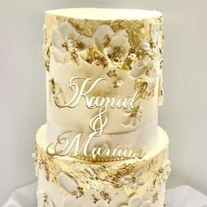 Personalised Acrylic Fancy Font Cake Topper/Charm | Multiple Colour Options
