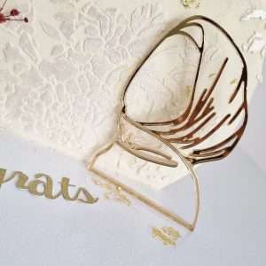 Hijabi Line Art Cake Charm | Multiple Size & Colour Options