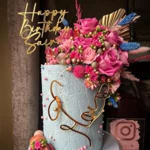 Personalised Face Line Art and Cake Topper Set | Multiple Colour Options