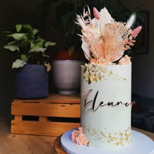 Personalised Acrylic Cake Topper/Charm | Multiple Colour Options