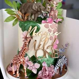 Personalised Wild One Cake Topper/Charm | Multiple Colour Options