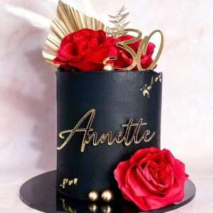 Personalised Acrylic Name & Age Set | Multiple Font & Colour Options