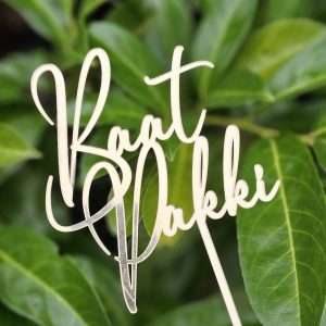Baat Pakki Cake Topper/Charm | Multiple Colour Options