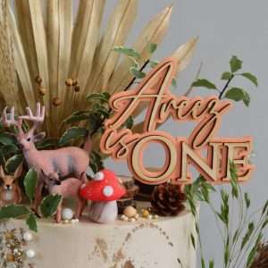 Double Layer Acrylic "Name is Age" Topper/Charm | Multiple Colour Options