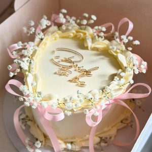 Personalised Acrylic Bento Cake Charm | Multiple Colour Options