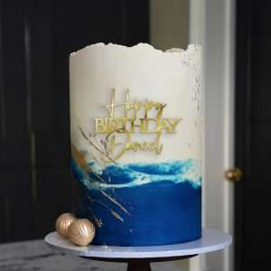 Personalised Acrylic Split Font Cake Topper/Charm | Multiple Colour Options