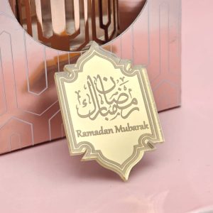 Ramadan Mubarak Acrylic Cake Discs / Cupcake Toppers / Tags | Multiple Colour Options